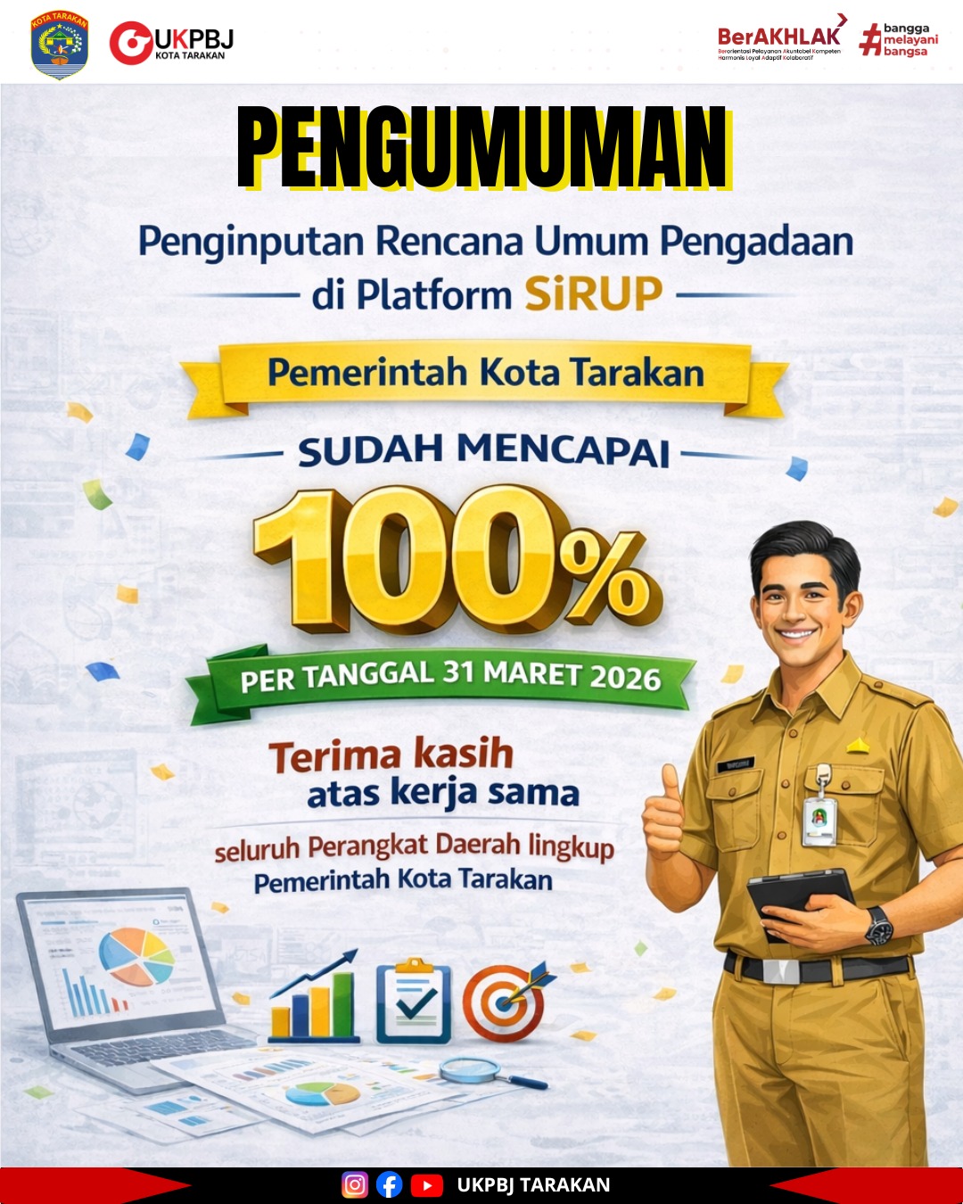 Pengumuman Status Inputan Rencana Umum Pengadaan (RUP) Tahun 2026